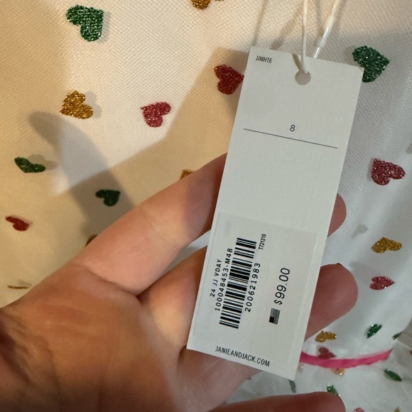 Colorful Heart Ruffle Dress - Picture 2 of 4